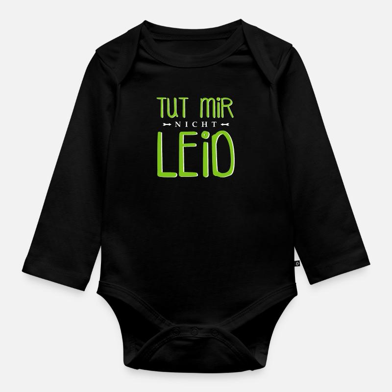 Tut mit nicht - Baby Bio-Langarm-Body - Schwarz