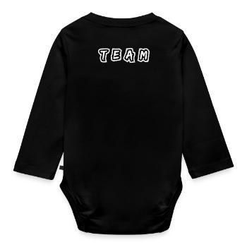 Team - Organic Longsleeve Baby Bodysuit - black - Back