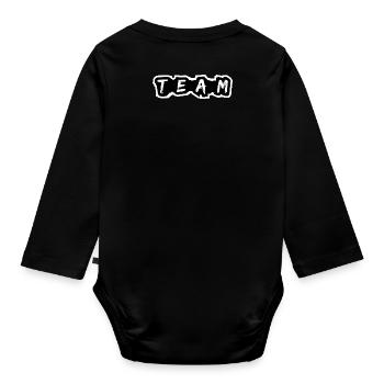 Team Mannschaft - Organic Longsleeve Baby Bodysuit - black - Back