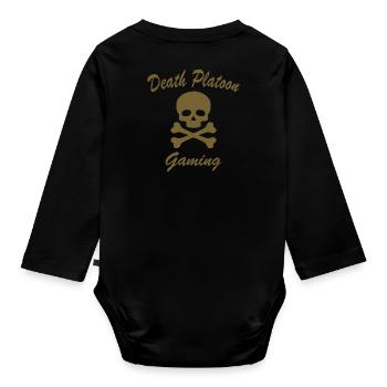 Officiel - Death Platoon Gaming - Body Bébé bio manches longues - noir - Dos