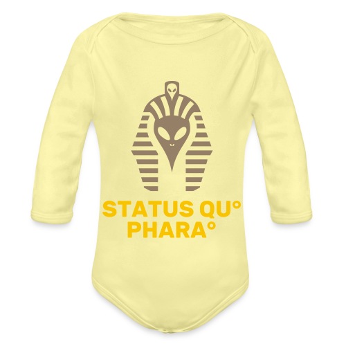 Status quo Farao - Langærmet babybody, økologisk bomuld