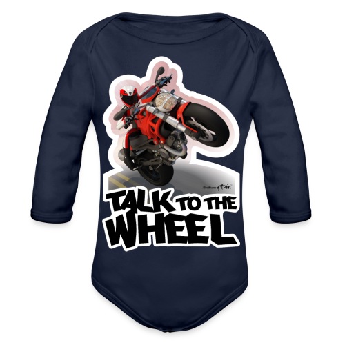 Ducati Monster Wheelie B - Body orgánico de manga larga para bebé