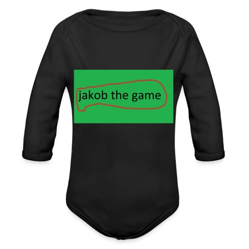 jakob the game - Langærmet babybody, økologisk bomuld