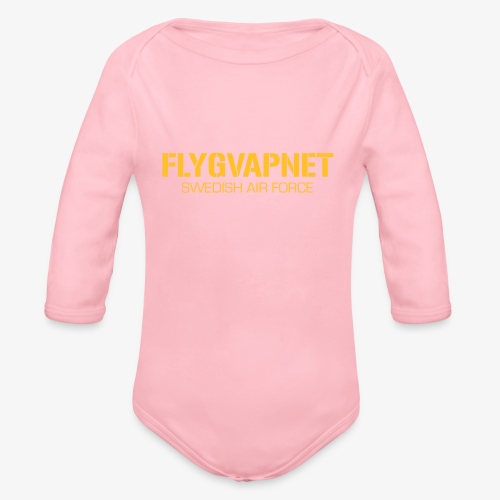 FLYGVAPNET - SWEDISH AIR FORCE - Ekologisk långärmad babybody