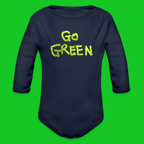 Go Green - Baby bio-rompertje met lange mouwen