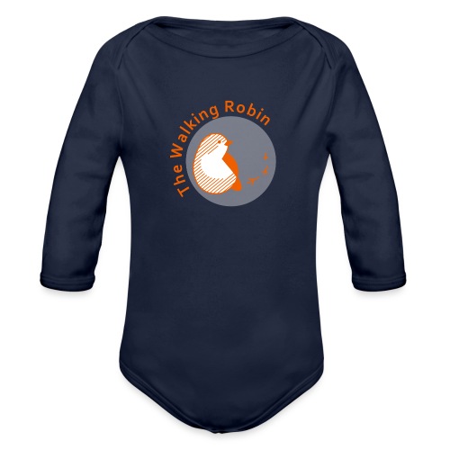 The Walking Robin logo - Body ecologico per neonato a manica lunga