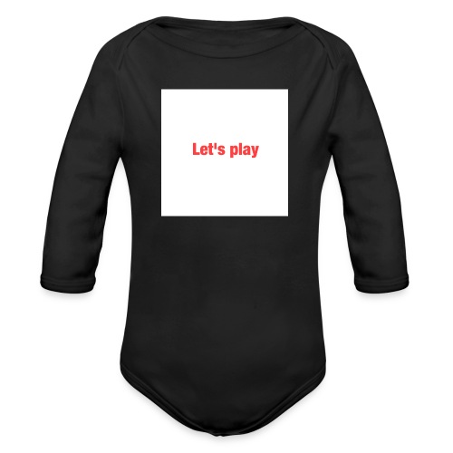 Let's play - Organic Longsleeve Baby Bodysuit