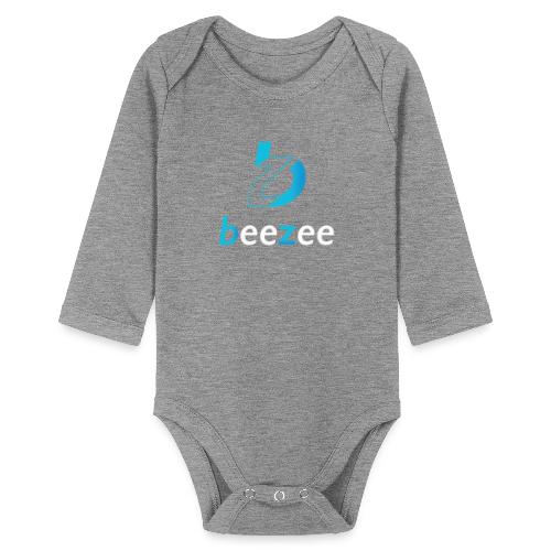 Beezee gradient Negative - Organic Longsleeve Baby Bodysuit