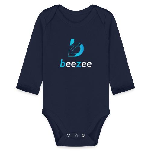 Beezee gradient Negative - Organic Longsleeve Baby Bodysuit