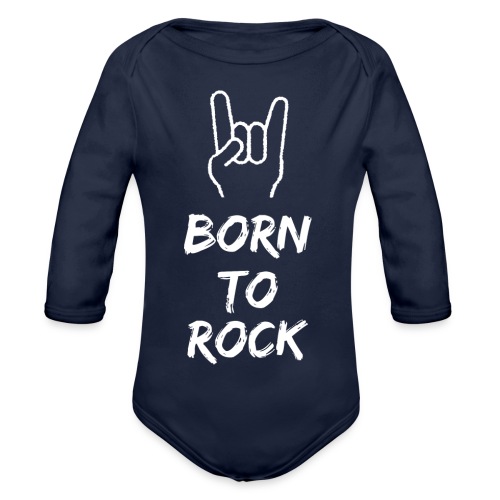 Born to Rock - Baby Bio-Langarm-Body