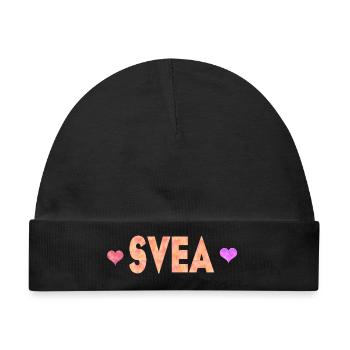 Svea - Baby Premium Organic Mütze - Schwarz - Vorne