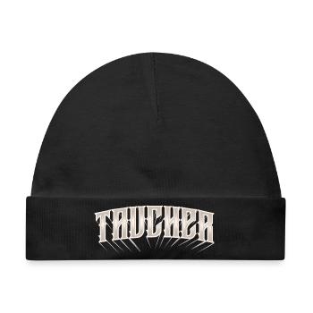 Taucher Tauchen - Baby Premium Organic Mütze - Schwarz - Vorne