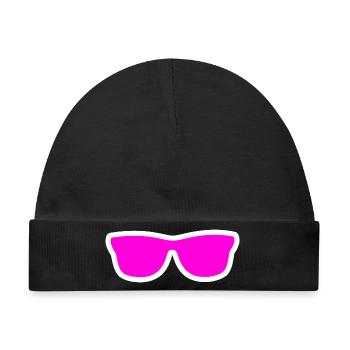 Sonnenbrille - Baby Premium Organic Mütze - Schwarz - Vorne