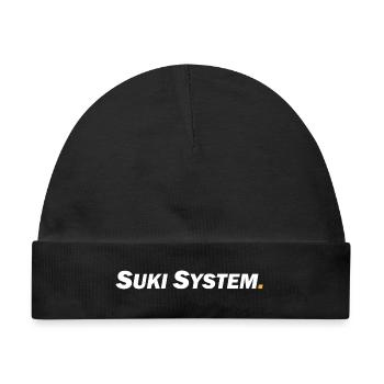 Suki System - Baby Premium Organic Mütze - Schwarz - Vorne
