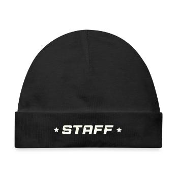 Staff - Baby Premium Organic Mütze - Schwarz - Vorne