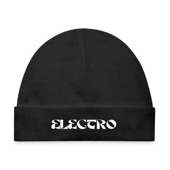 Elektro-Musik - Baby Premium Organic Mütze - Schwarz - Vorne