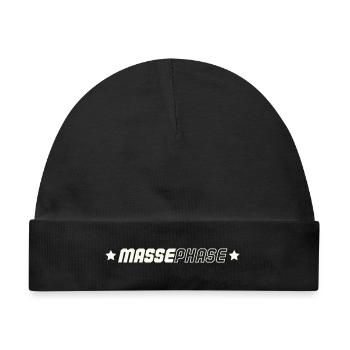 Masse Phase - Baby Premium Organic Mütze - Schwarz - Vorne