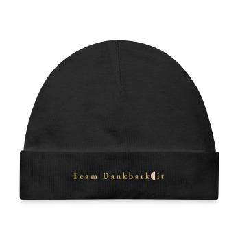 Botschaft - Team Dankbarkeit - Baby Premium Organic Mütze - Schwarz - Vorne
