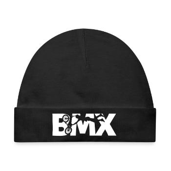 BMX Freestyle Shirt für Kids & Rider - Baby Premium Organic Mütze - Schwarz - Vorne