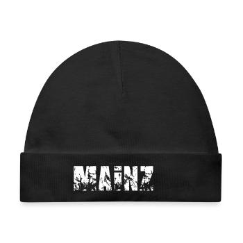 Mainz - Baby Premium Organic Mütze - Schwarz - Vorne
