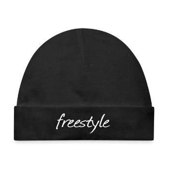 FREESTYLE - Baby Premium Organic Mütze - Schwarz - Vorne