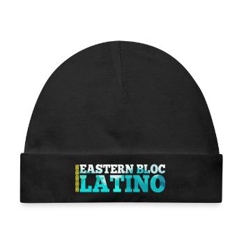 Ostblock Latino Kasache Kasachstan Geschenk - Baby Premium Organic Mütze - Schwarz - Vorne