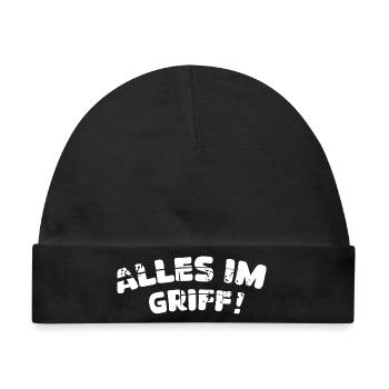 alles im griff - Handwerker und DIY Arbeiter - Baby Premium Organic Mütze - Schwarz - Vorne