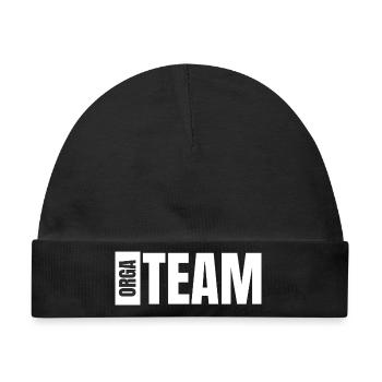 Orga - Team Member - Personal - Crew - Mitarbeiter - Baby Premium Organic Mütze - Schwarz - Vorne