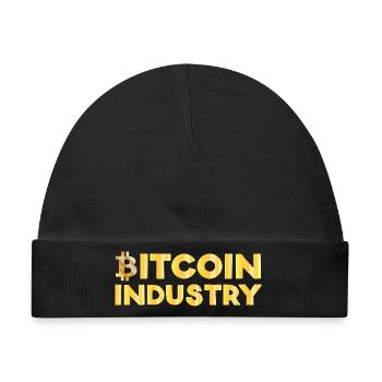 Bitcoin Industrie - Baby Premium Organic Mütze - Schwarz - Vorne