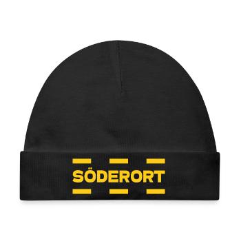 Söderort - Stockholm - Baby Premium Organic Mütze - Schwarz - Vorne