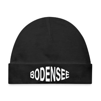 BODENSEE - Baby Premium Organic Mütze - Schwarz - Vorne