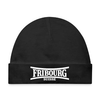 Fribourg Suisse - Baby Premium Organic Mütze - Schwarz - Vorne