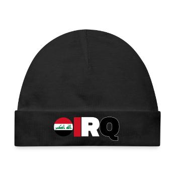 Irak - Baby Premium Organic Mütze - Schwarz - Vorne