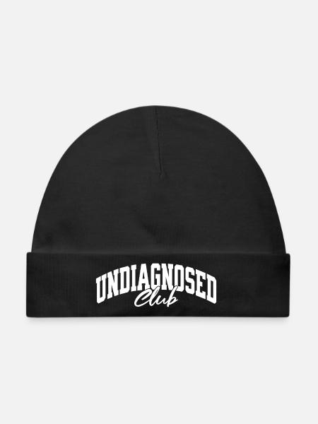 Undiagnosed Club - Baby Premium Organic Mütze - Schwarz
