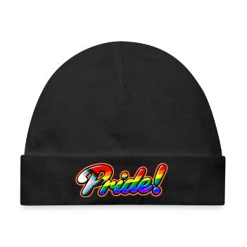 Pride-Progress - Baby Premium Organic Mütze - Schwarz - Vorne
