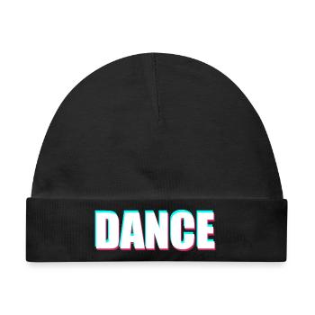 Dance - Baby Premium Organic Mütze - Schwarz - Vorne
