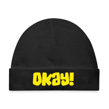 Okay - Baby Premium Organic Mütze - Schwarz - Vorne