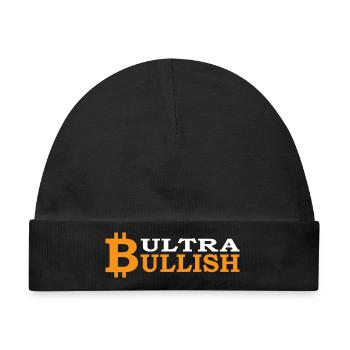 Bitcoin Ultra Bull BTC - Baby Premium Organic Mütze - Schwarz - Vorne