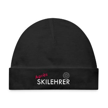Apres Skilehrer - Baby Premium Organic Mütze - Schwarz - Vorne