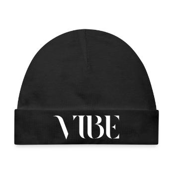Vibe - Baby Premium Organic Mütze - Schwarz - Vorne