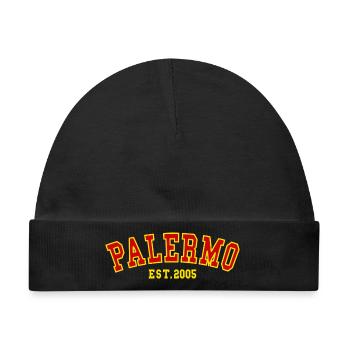 Palermo Est.2005 - Baby Premium Organic Mütze - Schwarz - Vorne