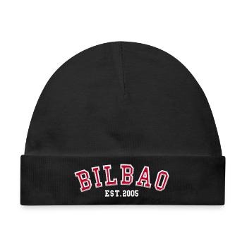 Bilbao Est. 2005 - Baby Premium Organic Mütze - Schwarz - Vorne