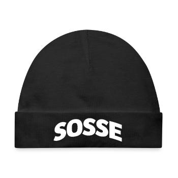 Sosse für immer - Baby Premium Organic Mütze - Schwarz - Vorne