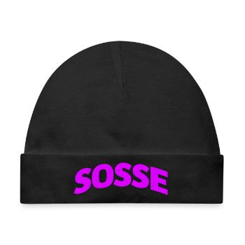 Sosse für immer - Baby Premium Organic Mütze - Schwarz - Vorne