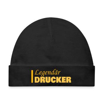 Geschenk für Drucker - Baby Premium Organic Mütze - Schwarz - Vorne
