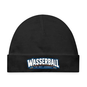 Wasserball Teamkraft Leidenschaft - Baby Premium Organic Mütze - Schwarz - Vorne