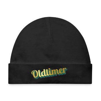 oldtimer - Baby Premium Organic Mütze - Schwarz - Vorne