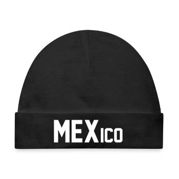 Mexiko - Baby Premium Organic Mütze - Schwarz - Vorne