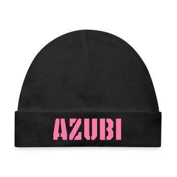 Azubi Tshirt 5 23 rosa - Baby Premium Organic Mütze - Schwarz - Vorne
