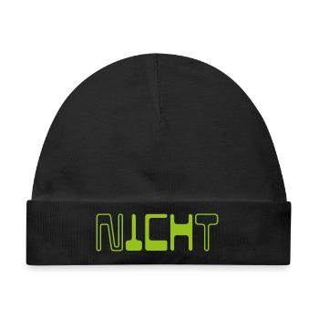 Nicht ICH - ICH Nicht  - Baby Premium Organic Mütze - Schwarz - Vorne